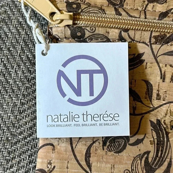 NWT natalie therése BE READY | Small Wristlet | All Whistle Print Zipper - Picture 5 of 11